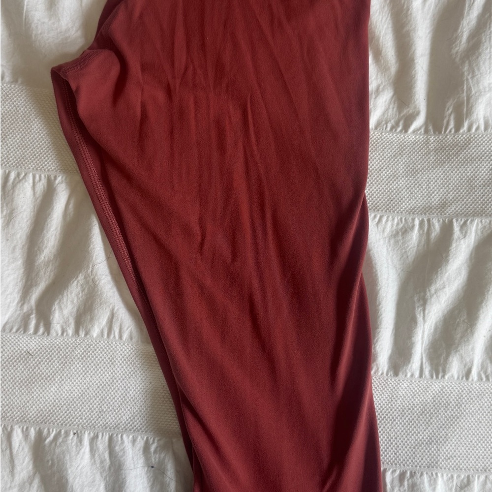 Lululemon light red Leggings